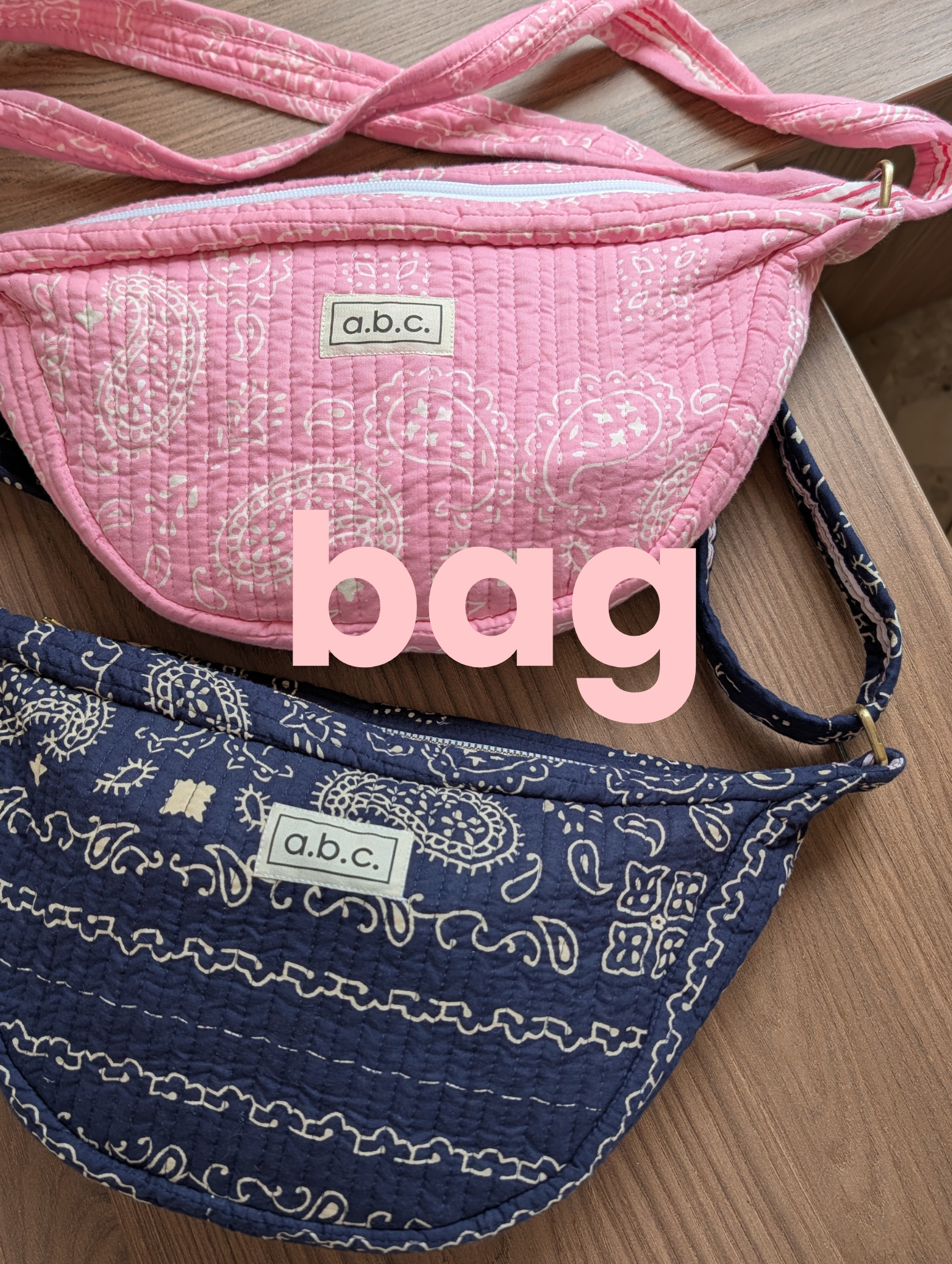 the bandana print cross body bag